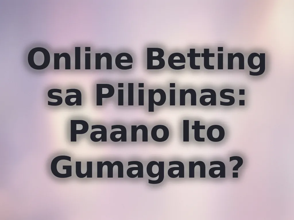 Online Betting Guide PH